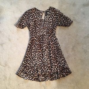 Reformation leopard dress